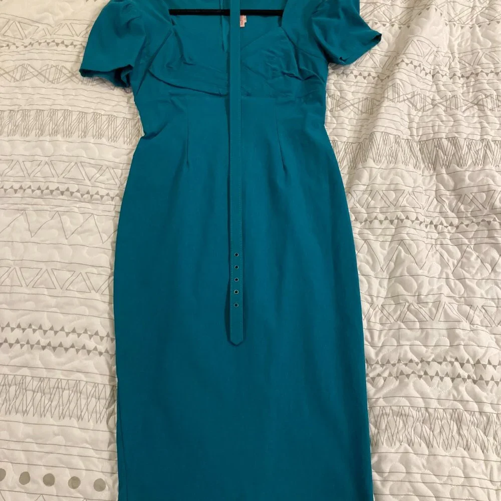 Pinup Girl Clothing Erin Wiggle Dress - Picture 2 of 2